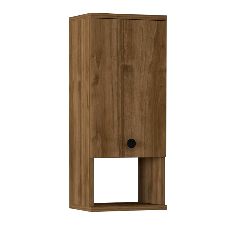 Ντουλάπι μπάνιου επιτοίχιο Mis  χρώμα καρυδί 30x21,8x71εκ.