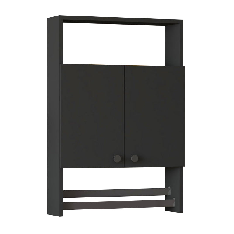 Ντουλάπι μπάνιου επιτοίχιο Ela  χρώμα ανθρακί 60x15x87εκ.