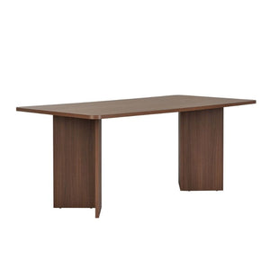 Τραπέζι Linza  χρώμα καρυδί 180x90x75εκ.