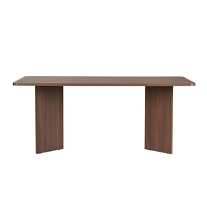 Τραπέζι Linza  χρώμα καρυδί 180x90x75εκ.