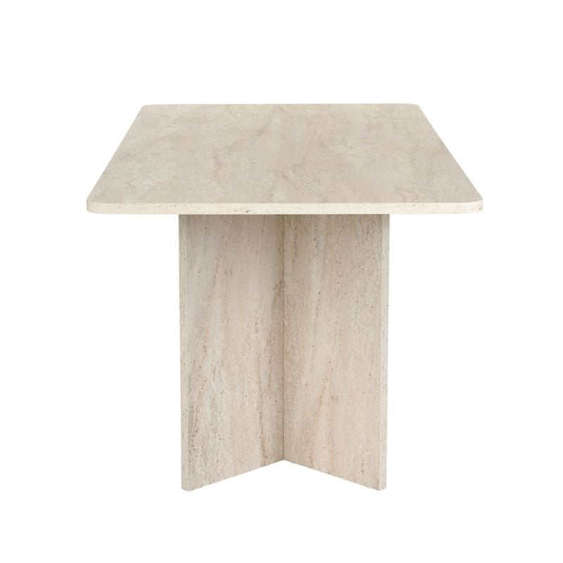 Τραπέζι Linza  χρώμα travertine 180x90x75εκ.