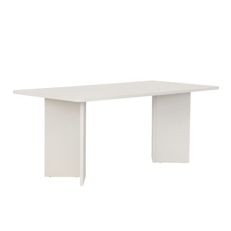 Τραπέζι Linza  χρώμα λευκό 180x90x75εκ.