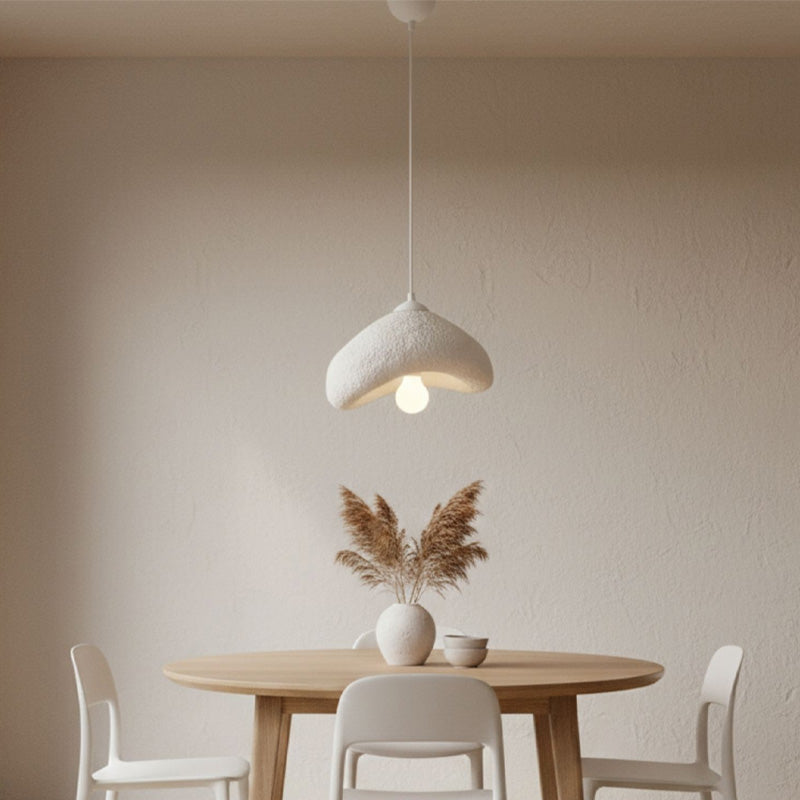 Φωτιστικό οροφής Luna  E27 fiberglass μονόφωτο χρώμα λευκό 30x21x120εκ.