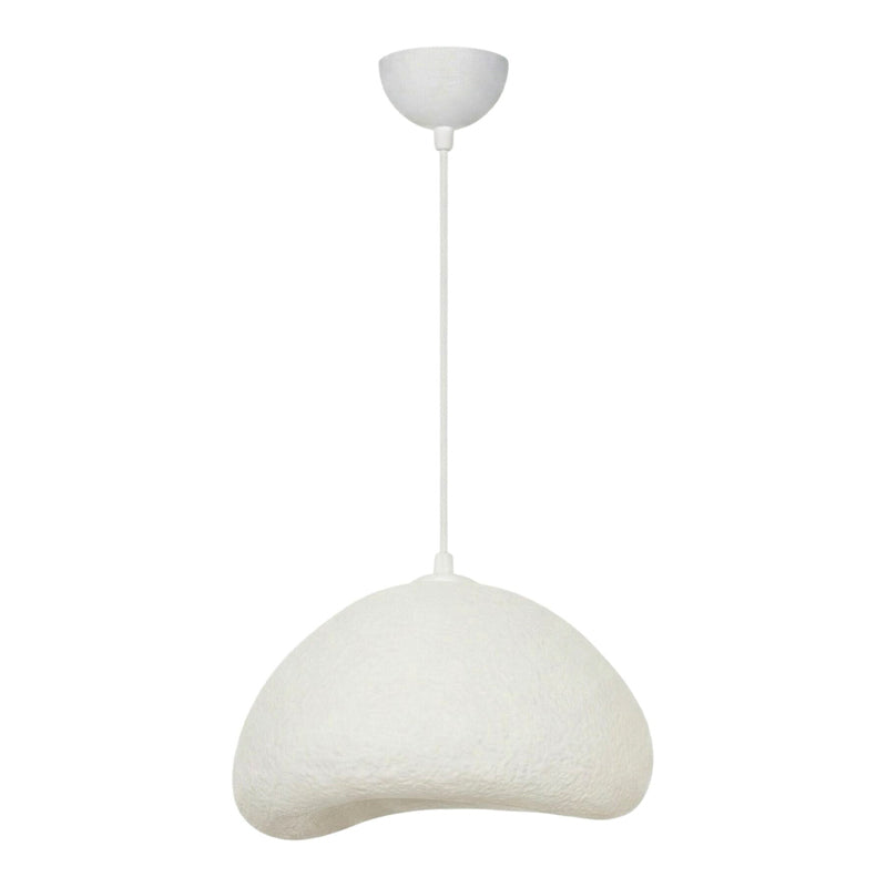 Φωτιστικό οροφής Luna  E27 fiberglass μονόφωτο χρώμα λευκό 30x21x120εκ.