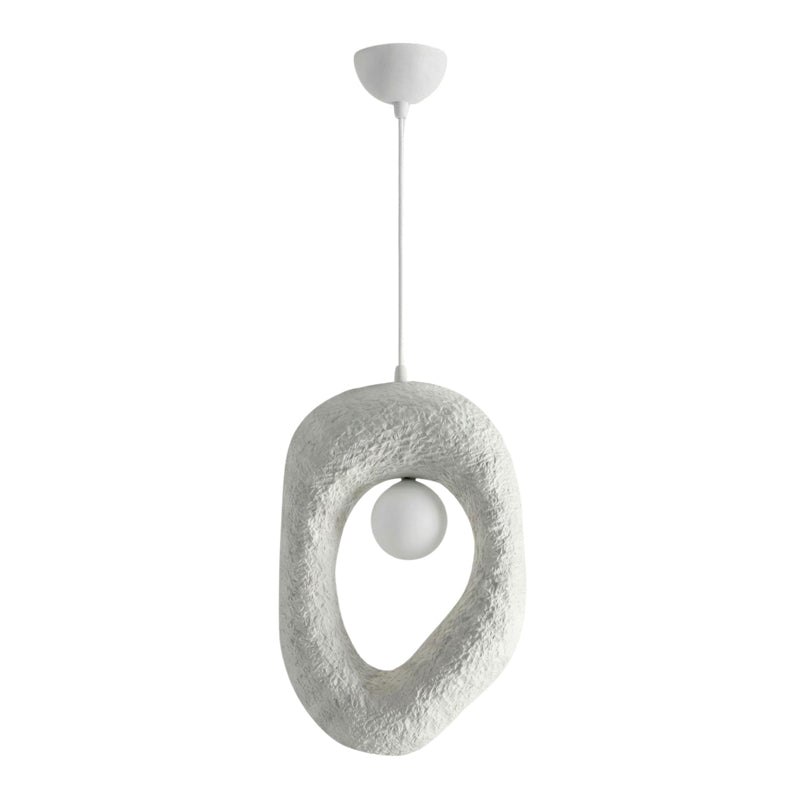 Φωτιστικό οροφής Zoga  G9 fiberglass μονόφωτο χρώμα λευκό 30x12x90εκ.
