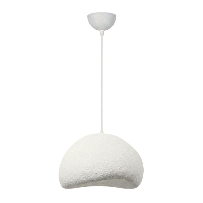 Φωτιστικό οροφής Loval  E27 fiberglass μονόφωτο χρώμα λευκό 50x44x120εκ.