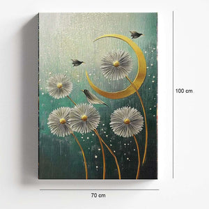 Πίνακας σε καμβά "Wildflowers"  ψηφιακής εκτύπωσης 70x100x3εκ.