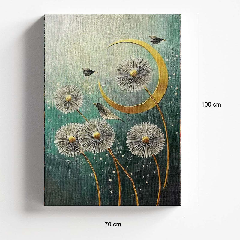 Πίνακας σε καμβά "Wildflowers"  ψηφιακής εκτύπωσης 70x100x3εκ.