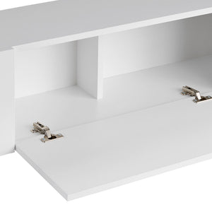Έπιπλο τηλεόρασης Nexus  χρώμα λευκό 180x30x45,5εκ. - Pakobazaar