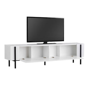 Έπιπλο τηλεόρασης Nexus  χρώμα λευκό 180x30x45,5εκ. - Pakobazaar