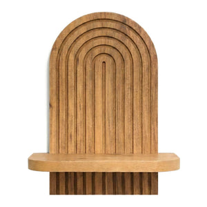 Ραφιέρα τοίχου Artwill  Mdf χρώμα oak 26x13x35εκ. - Pakobazaar