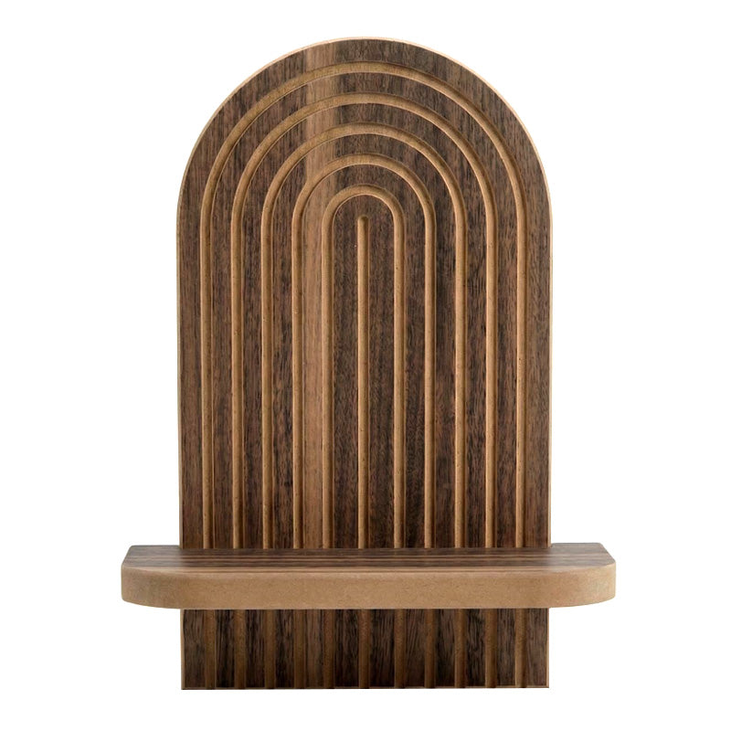 Ραφιέρα τοίχου Artwill  Mdf χρώμα wenge 26x13x35εκ. - Pakobazaar