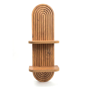 Ραφιέρα τοίχου Artwill  Mdf χρώμα oak 26x13x70εκ. - Pakobazaar