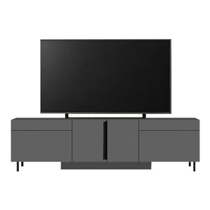 Έπιπλο τηλεόρασης Arlen  με Led Rgb χρώμα ανθρακί 180x32x50εκ. - Pakobazaar