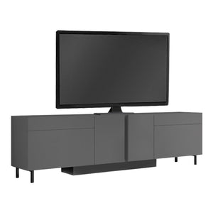 Έπιπλο τηλεόρασης Arlen  με Led Rgb χρώμα ανθρακί 180x32x50εκ. - Pakobazaar