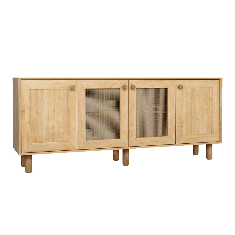 Μπουφές Bohemian  χρώμα φυσικό οξιάς 180x40x75εκ. - Pakobazaar