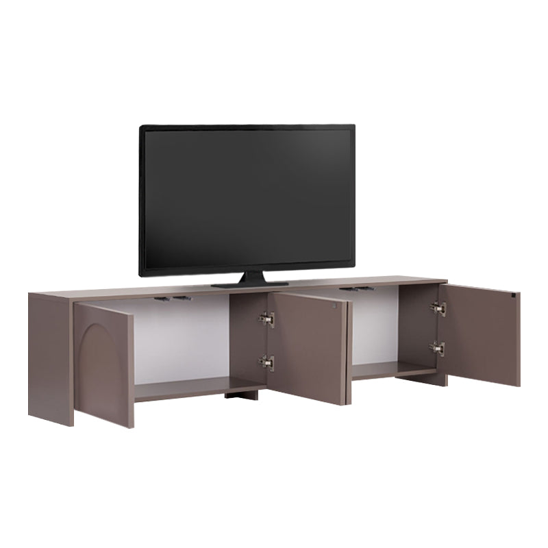 Έπιπλο τηλεόρασης Aurelia  χρώμα μόκα 180x32x45εκ. - Pakobazaar