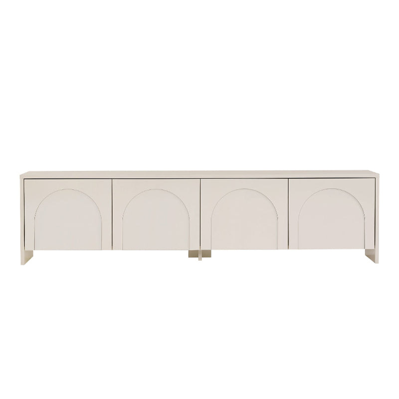 Έπιπλο τηλεόρασης Aurelia  χρώμα κρεμ 180x32x45εκ. - Pakobazaar