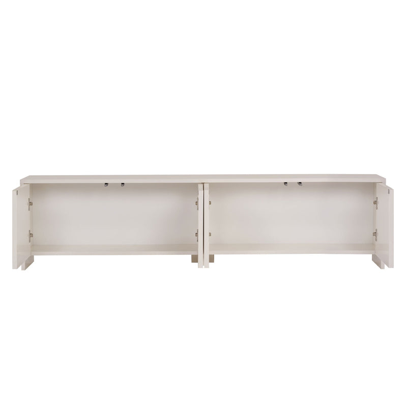 Έπιπλο τηλεόρασης Aurelia  χρώμα κρεμ 180x32x45εκ. - Pakobazaar