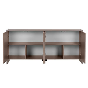 Μπουφές Aurelia  χρώμα μόκα 180x45x80εκ. - Pakobazaar