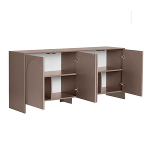 Μπουφές Aurelia  χρώμα μόκα 180x45x80εκ. - Pakobazaar