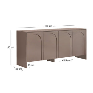 Μπουφές Aurelia  χρώμα μόκα 180x45x80εκ. - Pakobazaar