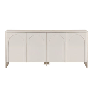 Μπουφές Aurelia  χρώμα κρεμ 180x45x80εκ. - Pakobazaar