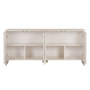 Μπουφές Aurelia  χρώμα κρεμ 180x45x80εκ. - Pakobazaar