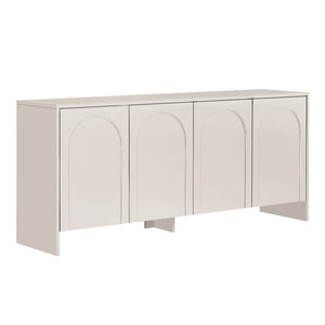 Μπουφές Aurelia  χρώμα κρεμ 180x45x80εκ. - Pakobazaar