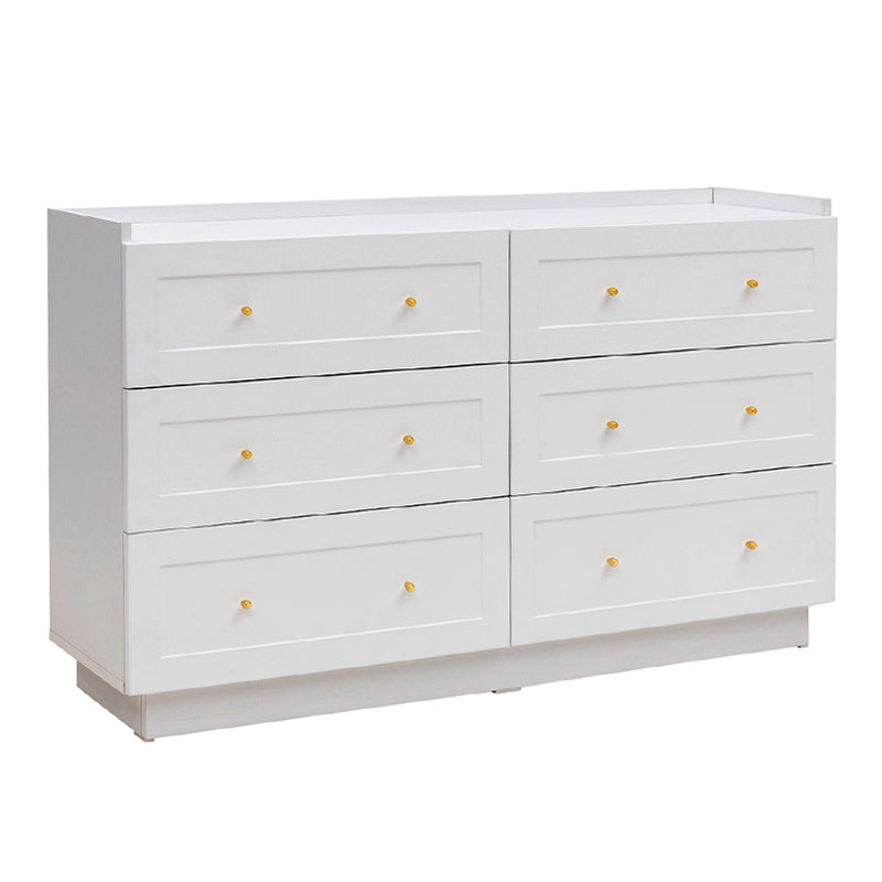 Συρταριέρα Henry  χρώμα λευκό 140x40x75εκ.