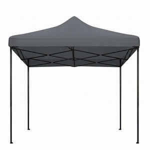 Κιόσκι - Gazebo Bari  πτυσσόμενο μεταλλικός σκελετός - αδιάβροχο ύφασμα χρώμα γκρι 3x3x3,10m. - Pakobazaar