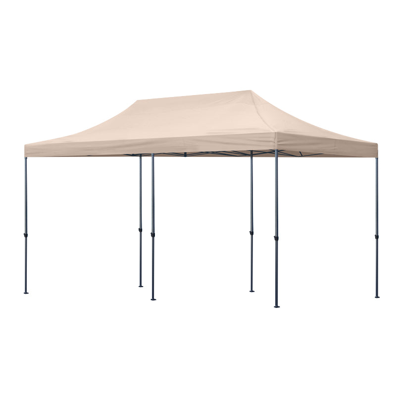 Κιόσκι - Gazebo Bari  πτυσσόμενο μεταλλικός σκελετός - αδιάβροχο ύφασμα χρώμα της άμμου 3x6x3,27m. - Pakobazaar