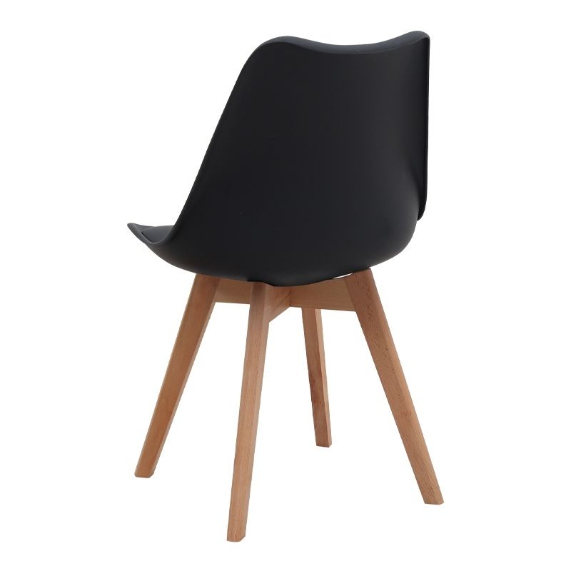 Σετ τραπεζαρία 5τμχ Rubes - Viva  χρώμα λευκό - μαύρο Ø100x78εκ.