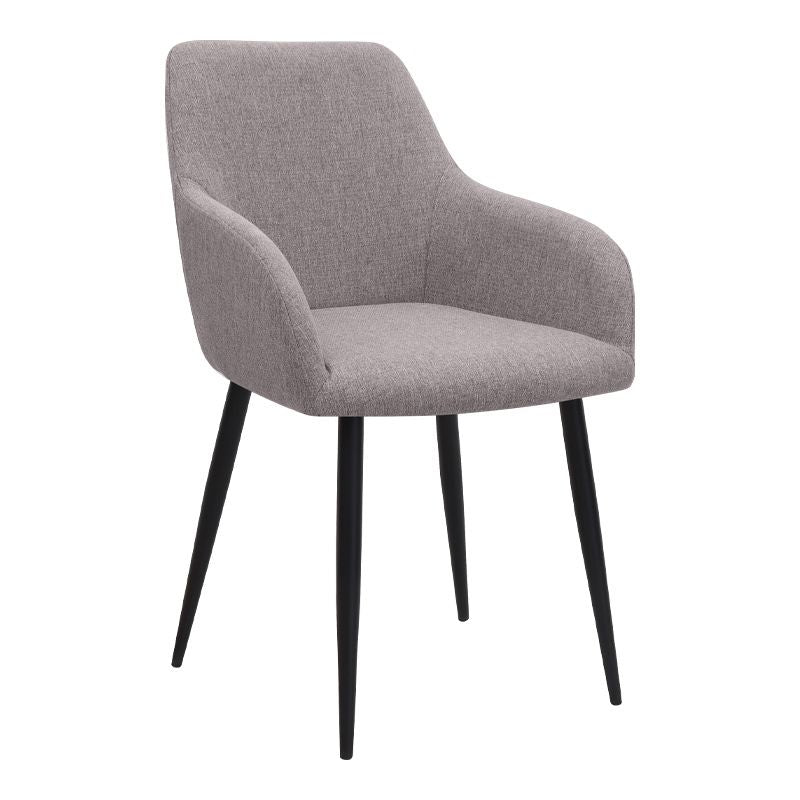 Σετ τραπεζαρία 5τμχ Allos - Monica  χρώμα sapphire oak - ανοιχτό μπεζ 75x75x77εκ.