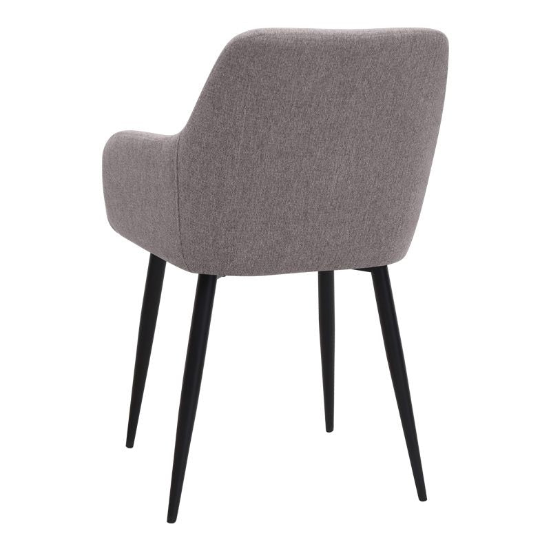 Σετ τραπεζαρία 5τμχ Allos - Monica  χρώμα sapphire oak - ανοιχτό μπεζ 75x75x77εκ.