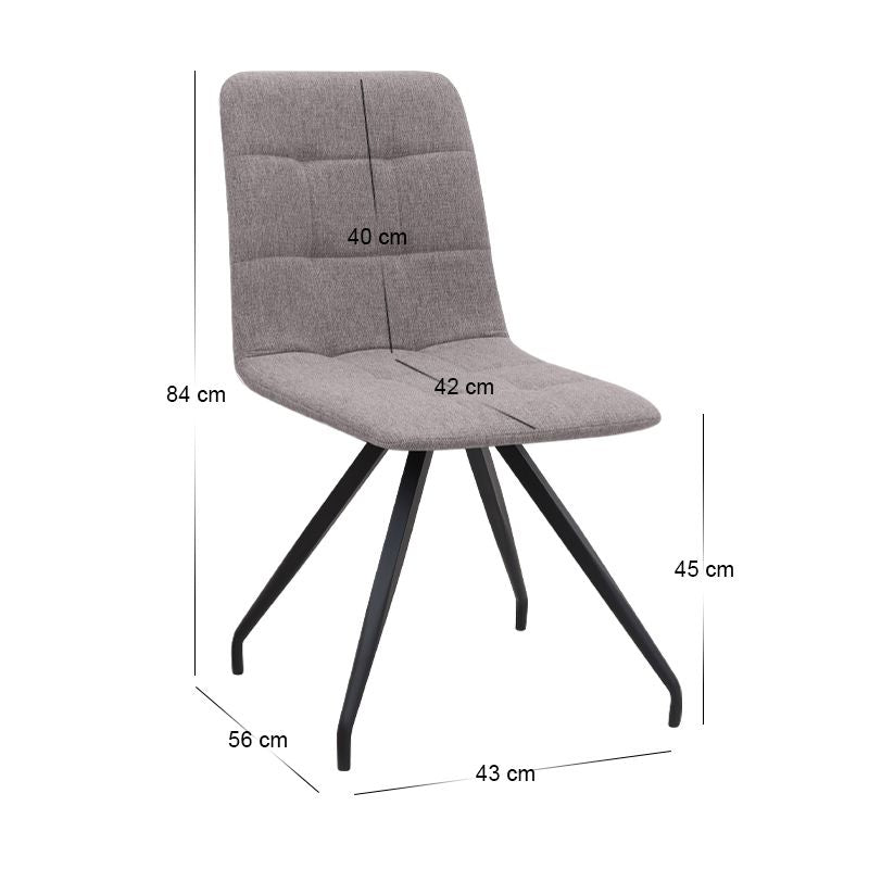 Σετ τραπεζαρία 5τμχ Darlen - Bianca  χρώμα λευκό - ανοιχτό μπεζ 125x72x74εκ.