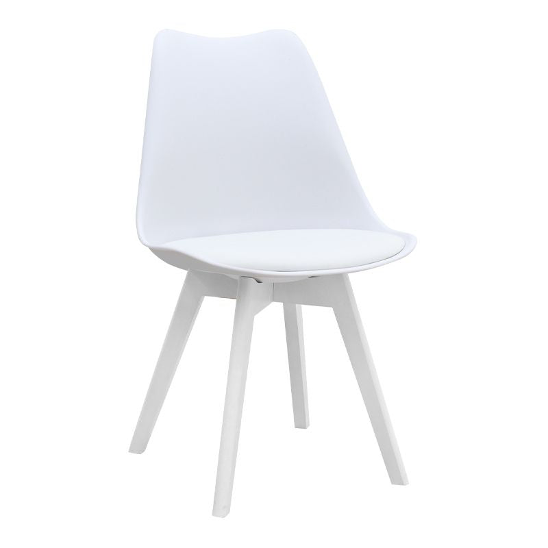 Σετ τραπεζαρία 5τμχ Darlen - Viva  χρώμα sencron black - λευκό 125x72x74εκ.