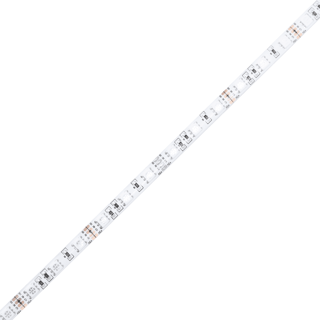 Κρεβάτι Boxspring με Στρώμα & LED Σκ.Καφέ 90x200 εκ. Υφασμάτινο