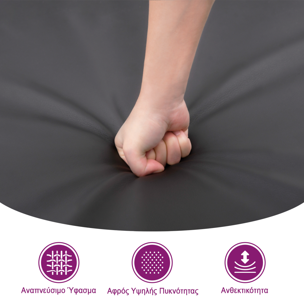 Πάγκος Καφέ 100x35x41 εκ. από Συνθετικό Δέρμα