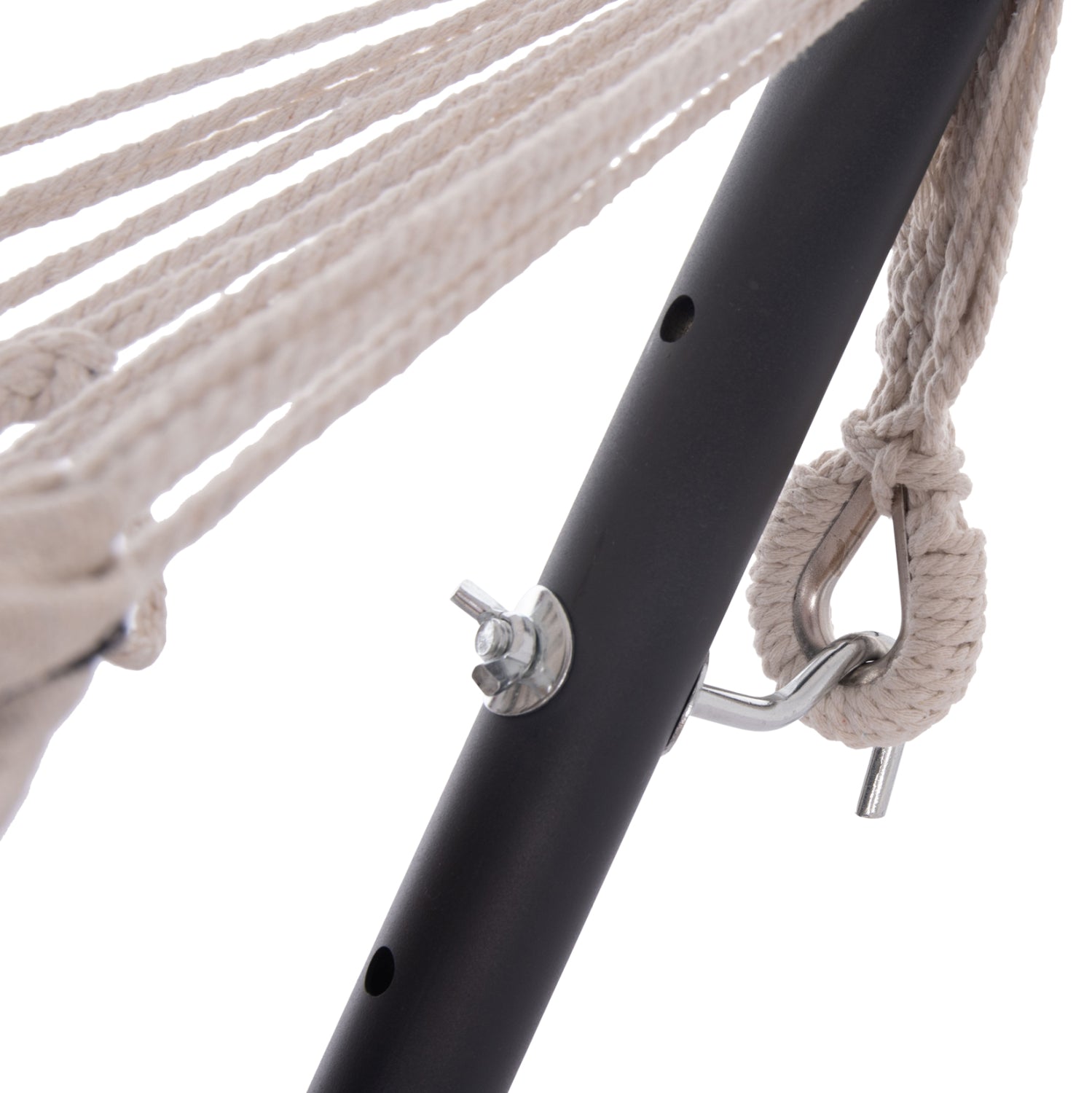 ΑΙΩΡΑ CRAVE HM6304.03 ΑΝΘΡΑΚΙ ΜΕΤΑΛ. ΣΚΕΛΕΤΟΣ--ΜΠΛΕ ΣΚΟΥΡΟ ΠΑΝΙ ΜΕ ΛΕΥΚΗ ΡΙΓΑ 265x93x105Υεκ - Pakobazaar