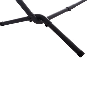 ΑΙΩΡΑ CRAVE HM6304.03 ΑΝΘΡΑΚΙ ΜΕΤΑΛ. ΣΚΕΛΕΤΟΣ--ΜΠΛΕ ΣΚΟΥΡΟ ΠΑΝΙ ΜΕ ΛΕΥΚΗ ΡΙΓΑ 265x93x105Υεκ - Pakobazaar
