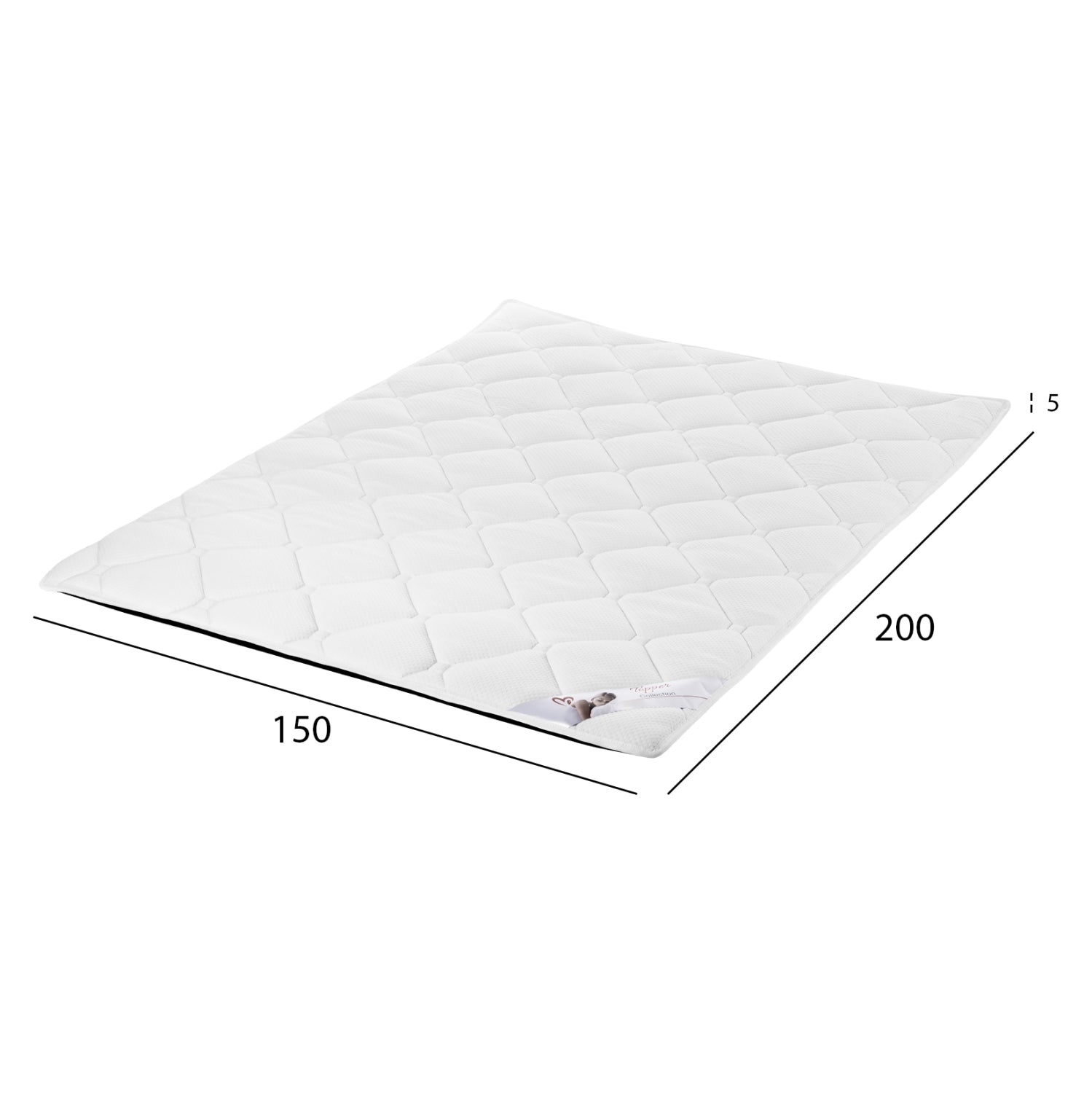 ΑΝΩΣΤΡΩΜΑ ΑΦΡΟΥ HM670.05 ΛΕΥΚΟ 150x200x5Y εκ. - Pakobazaar