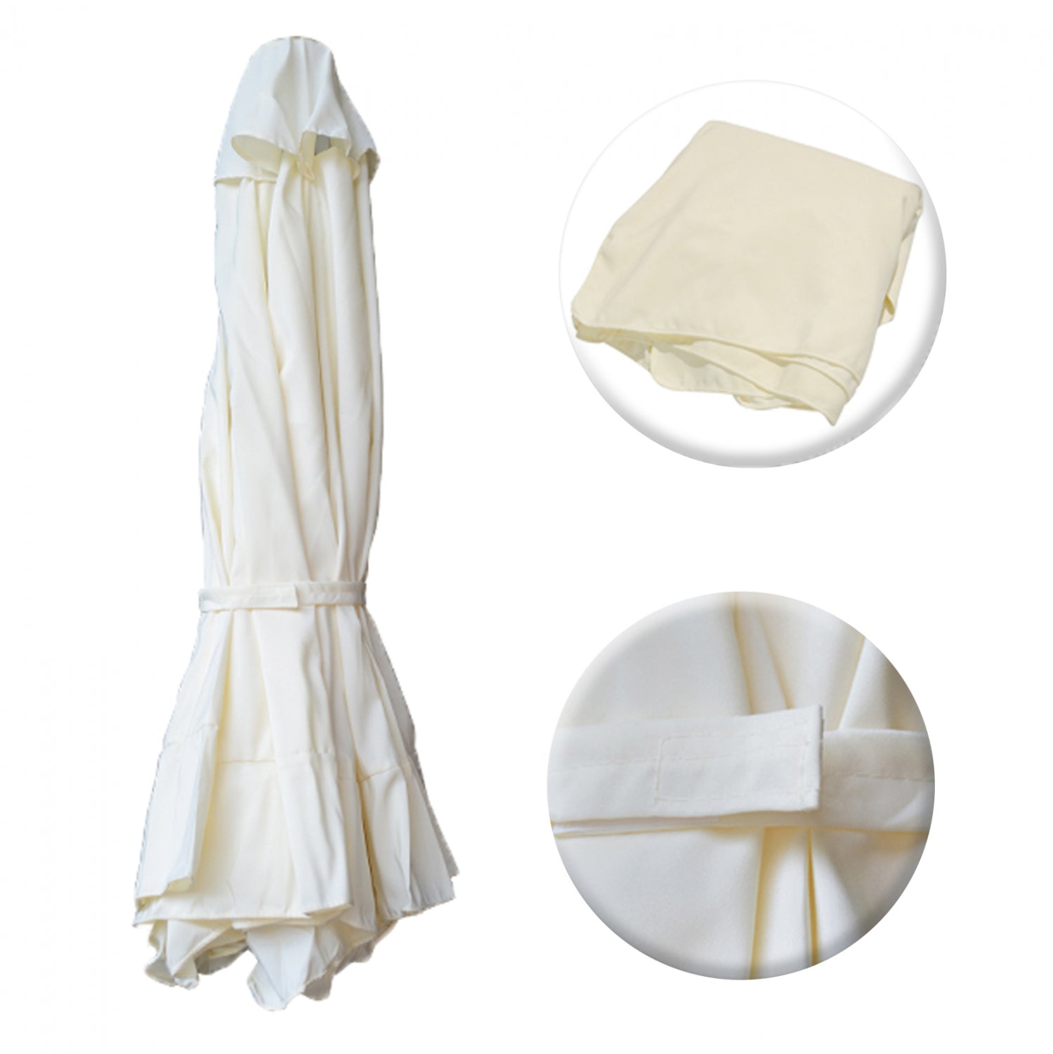 ΑΝΤΑΛΛΑΚΤΙΚΟ ΠΑΝΙ ΕΚΡΟΥ ΓΙΑ ΟΜΠΡΕΛΑ 2.35μ HM6000.01 8 ΑΚΤΙΝΕΣ - Pakobazaar