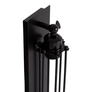 ΑΠΛΙΚΑ ΤΟΙΧΟΥ 2ΦΩΤΗ BEACON HM4463 ΜΕΤΑΛΛΟ ΣΕ ΜΑΥΡΟ 10x10x47Υεκ. - Pakobazaar