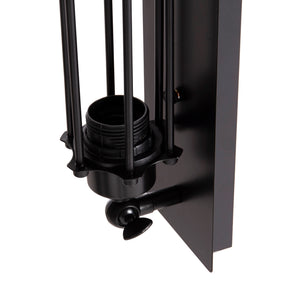ΑΠΛΙΚΑ ΤΟΙΧΟΥ 2ΦΩΤΗ BEACON HM4463 ΜΕΤΑΛΛΟ ΣΕ ΜΑΥΡΟ 10x10x47Υεκ. - Pakobazaar