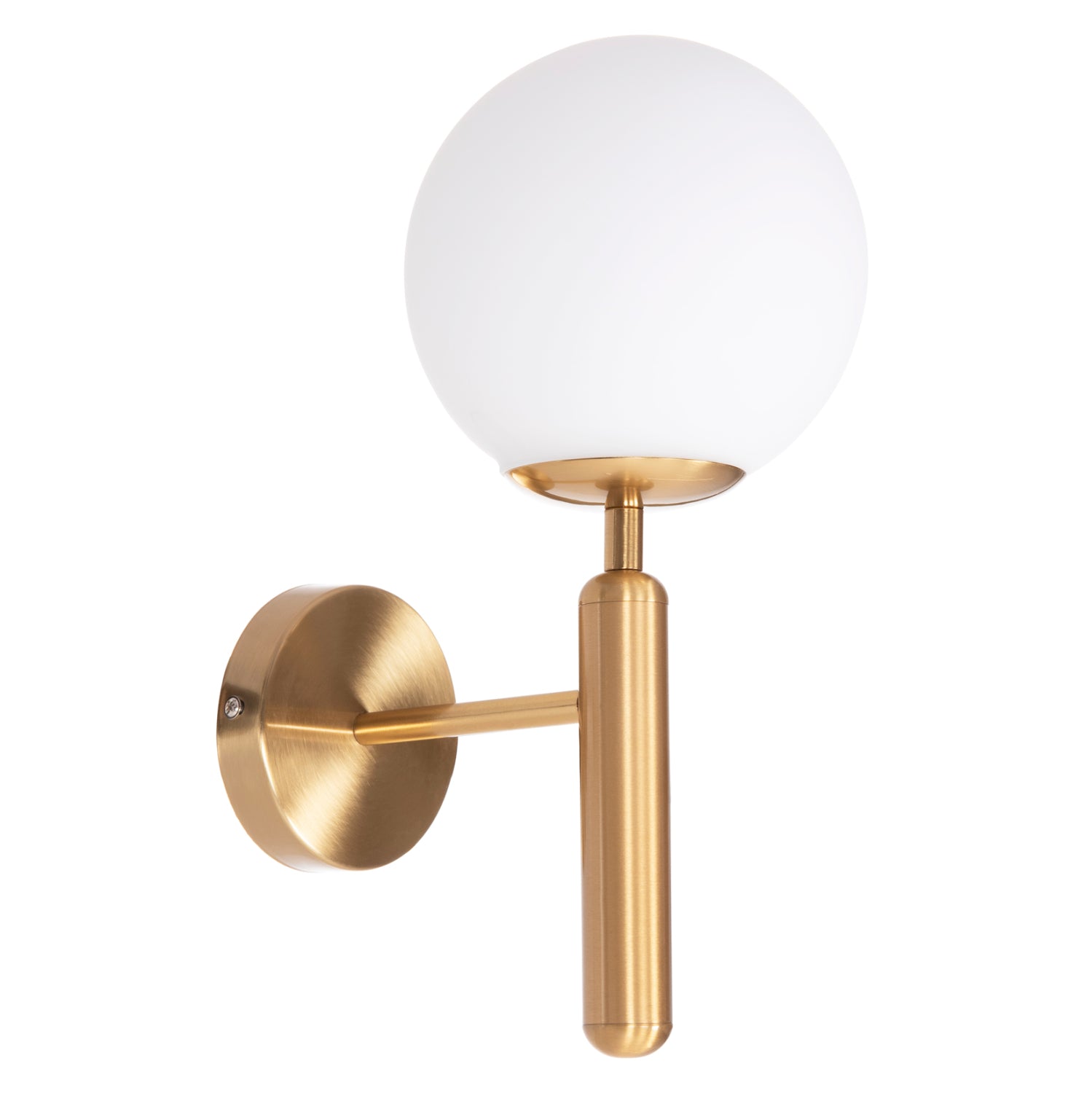 ΑΠΛΙΚΑ ΤΟΙΧΟΥ HOMY HM4470 ΜΕΤΑΛΛΙΚΗ ΒΑΣΗ ΧΡΥΣΗ-ΓΥΑΛΙ [Ε27] 14x21x33Υεκ. - Pakobazaar