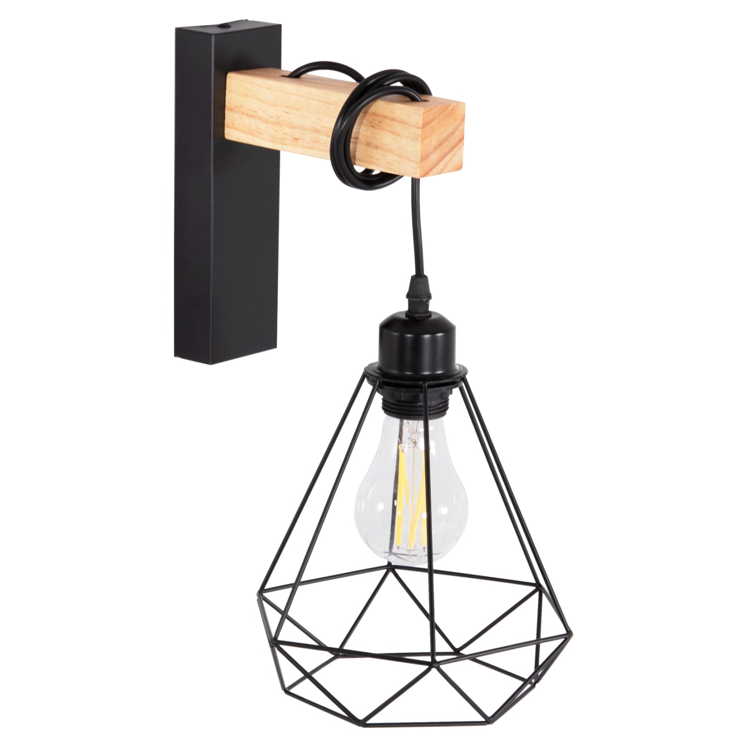 ΑΠΛΙΚΑ ΤΟΙΧΟΥ GROB HM4474 ΜΕΤΑΛΛΟ-ΞΥΛΟ 20x26x38,5Υεκ. - Pakobazaar