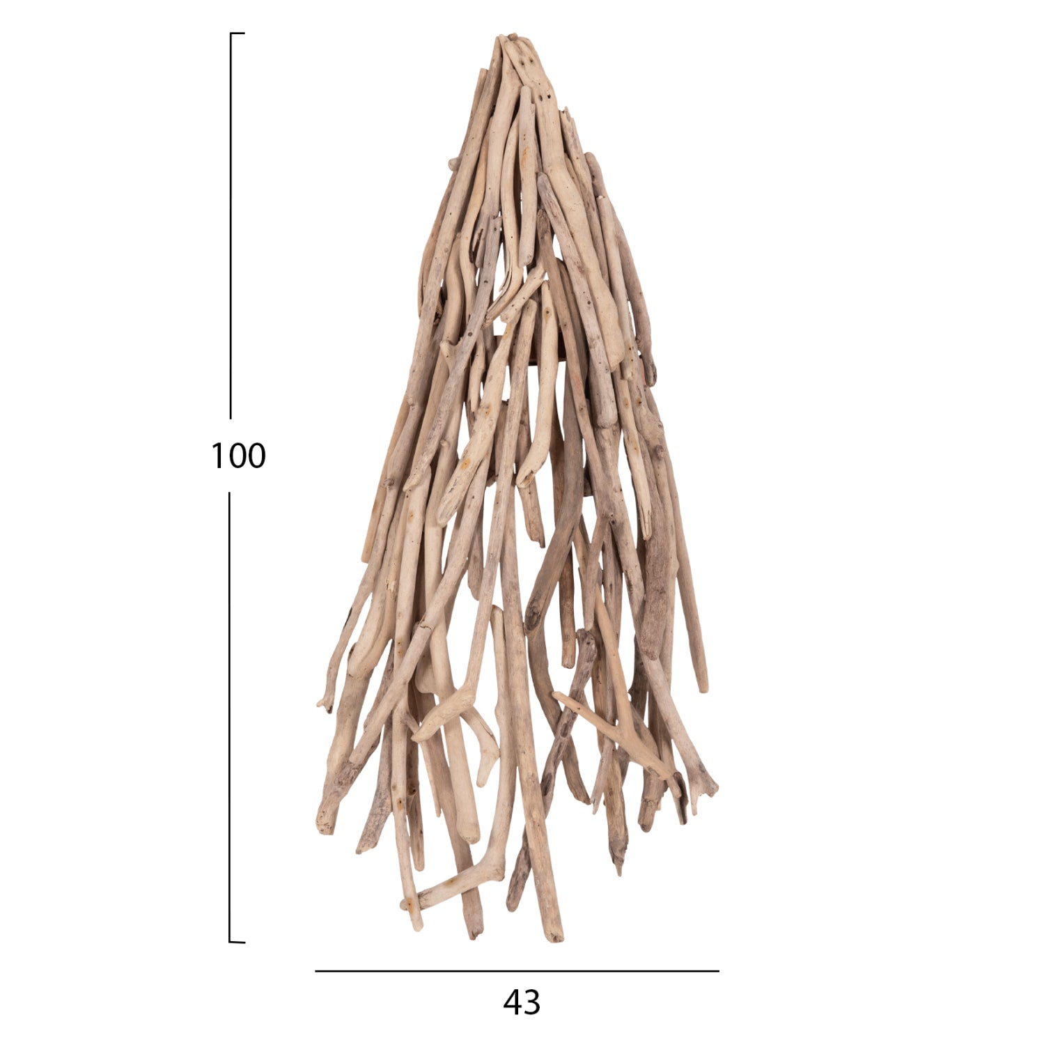ΑΠΛΙΚΑ ΤΟΙΧΟΥ VEKNA HM4876 DRIFTWOOD ΣΕ ΦΥΣΙΚΟ 43x15(πάχος)x100Υεκ.[1xΕ27] - Pakobazaar