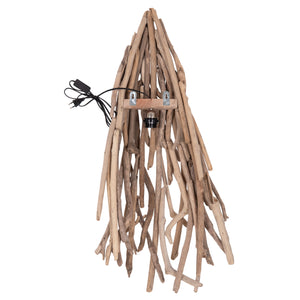 ΑΠΛΙΚΑ ΤΟΙΧΟΥ VEKNA HM4876 DRIFTWOOD ΣΕ ΦΥΣΙΚΟ 43x15(πάχος)x100Υεκ.[1xΕ27] - Pakobazaar