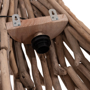 ΑΠΛΙΚΑ ΤΟΙΧΟΥ VEKNA HM4876 DRIFTWOOD ΣΕ ΦΥΣΙΚΟ 43x15(πάχος)x100Υεκ.[1xΕ27] - Pakobazaar